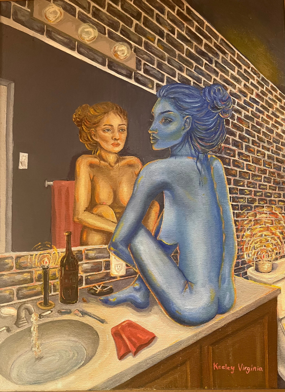 Companion piece to “Interlude of Dissociative Nude”